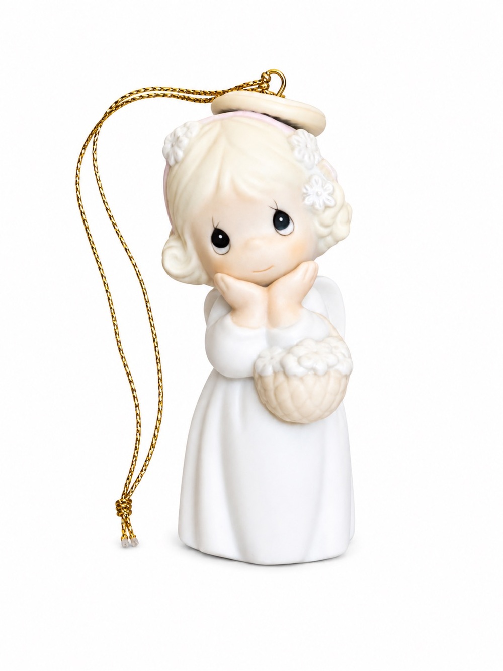 Precious Moments 1994 "Sending You A White Christmas" Ornament #528218